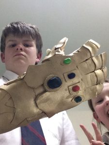 Wearing the Infinity Gauntlet